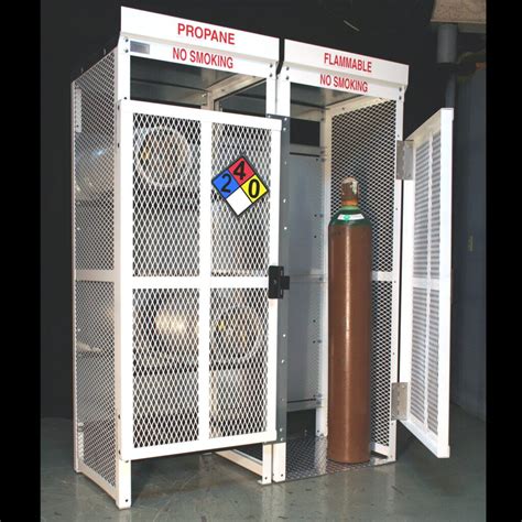 metal cylinder enclosure|gas cylinder cabinets.